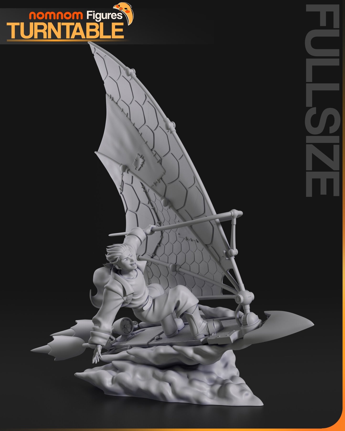 Young Space Explorer Figure – Collectible Sci-Fi Statue – Fanart