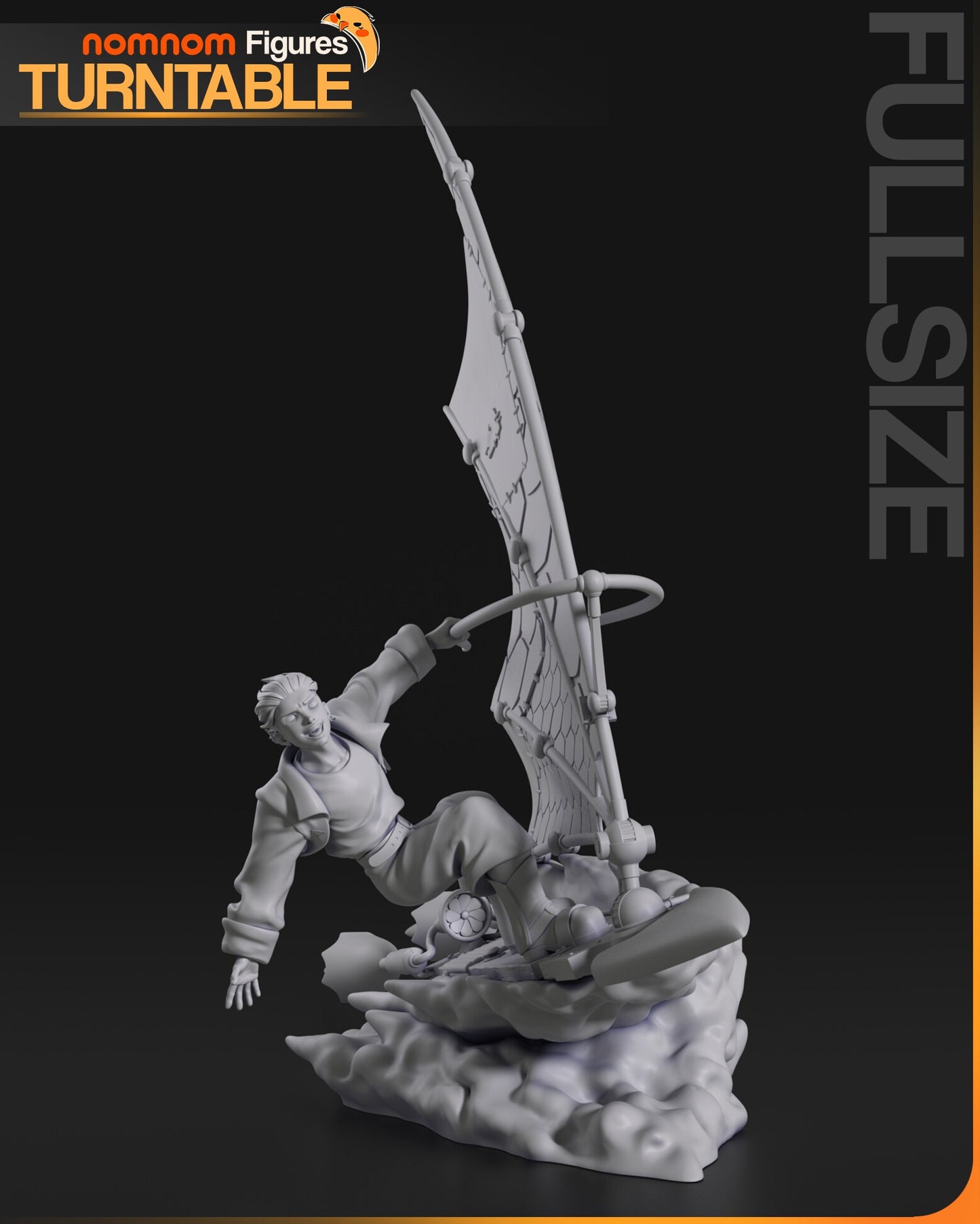 Young Space Explorer Figure – Collectible Sci-Fi Statue – Fanart