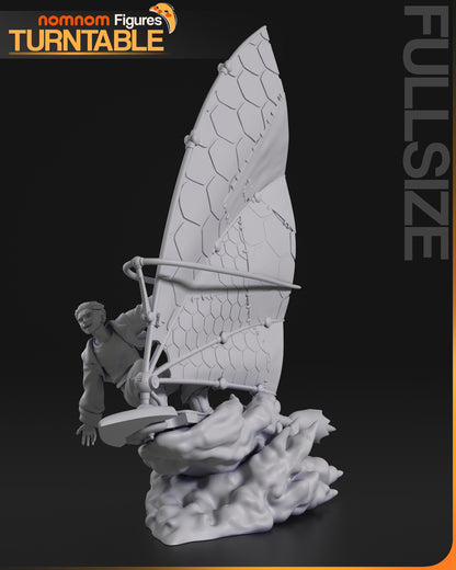 Young Space Explorer Figure – Collectible Sci-Fi Statue – Fanart
