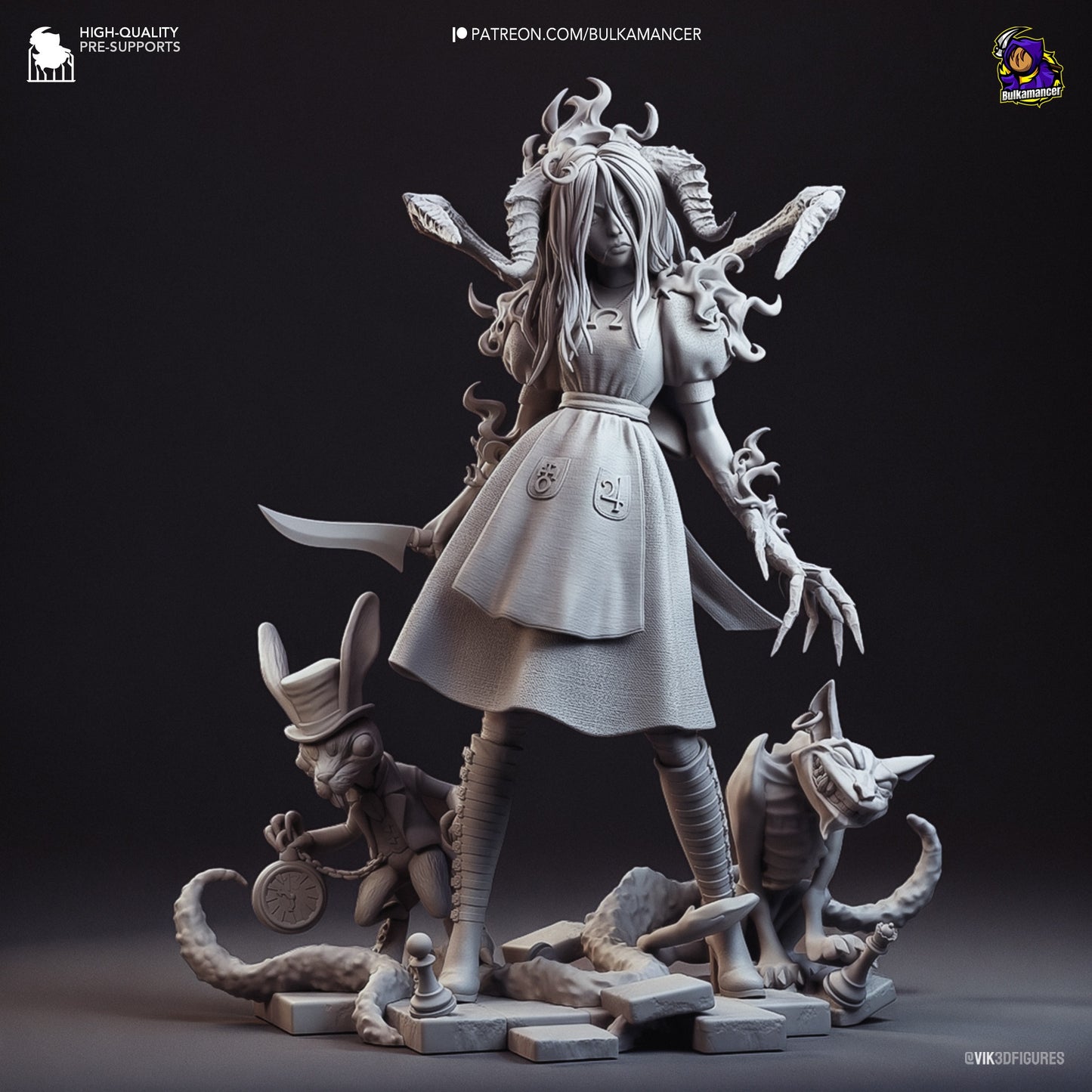 American McGee's Alice - Collectible Fantasy Statue – Fanart