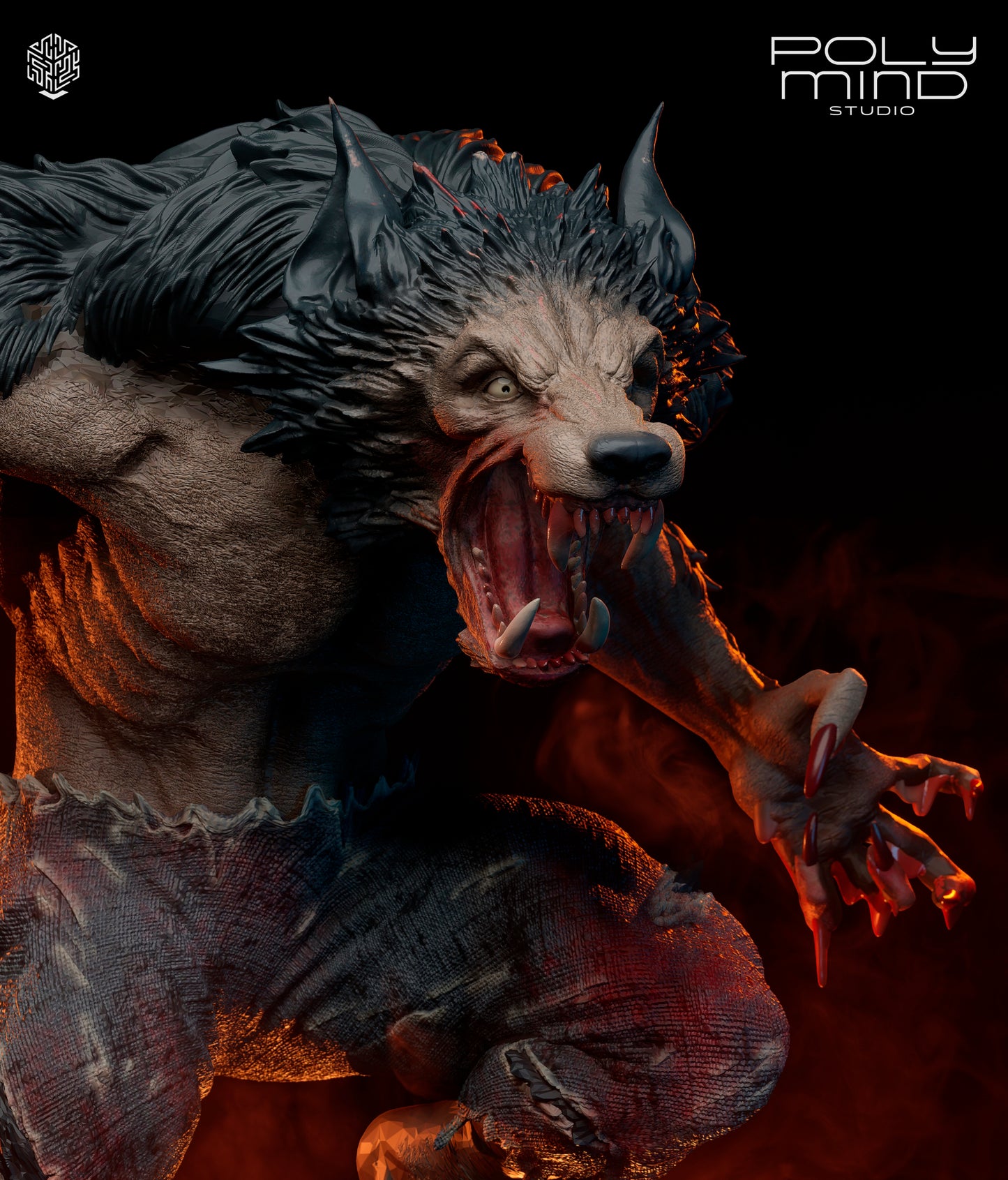 Werewolf - Collectible Fantasy Statue – Fanart