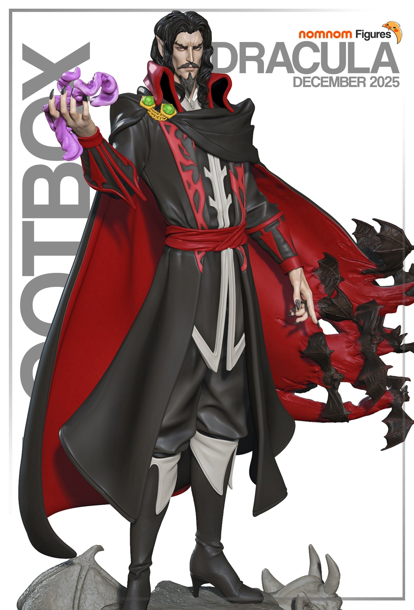 Lord of Darkness Fanart Figure | Castlevania Resin Collectible | Handcrafted Decor
