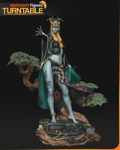 Twilight Princess Fanart Figure |Resin Collectible | Handcrafted Decor