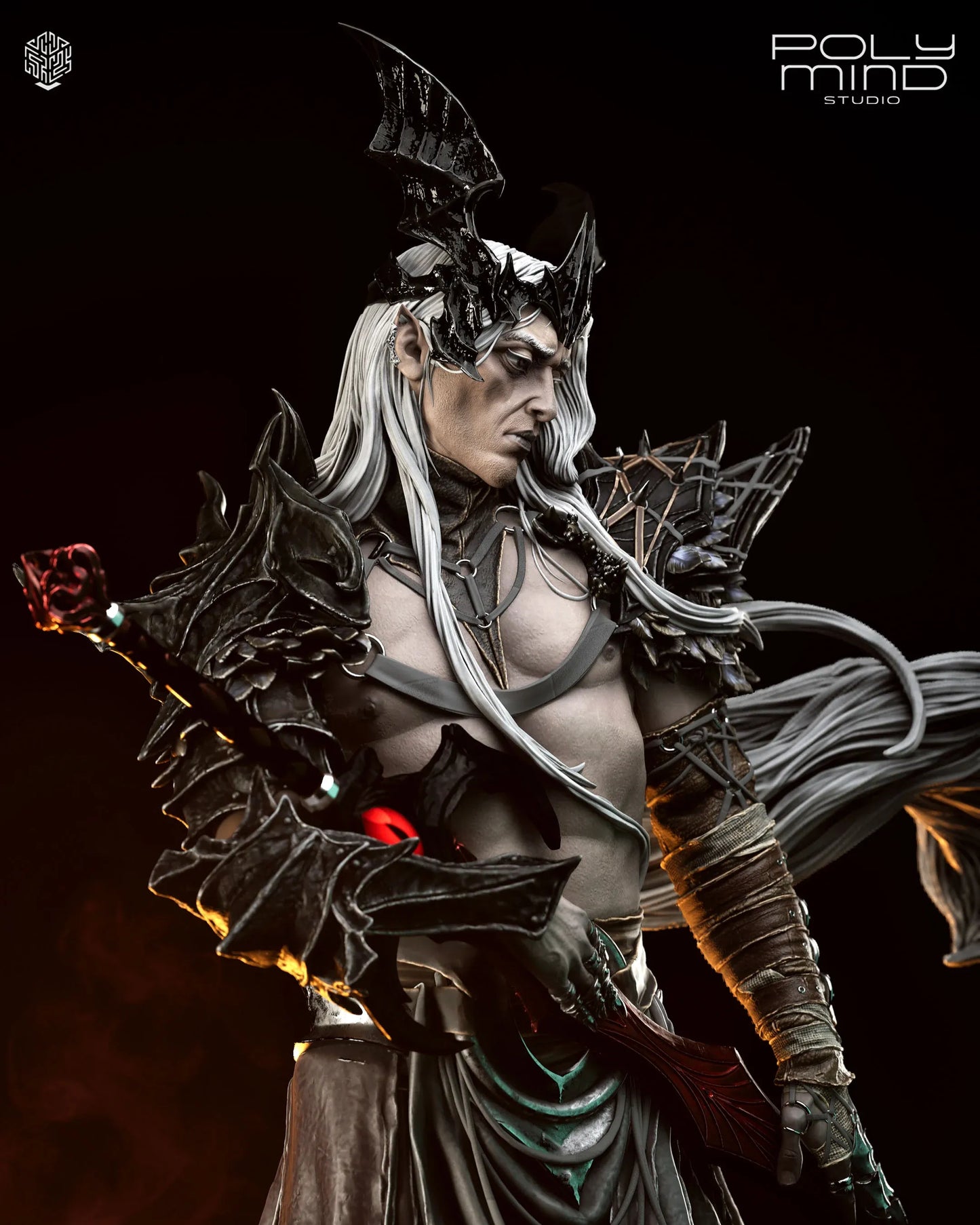 Elf king - Collectible Fantasy Statue – Fanart
