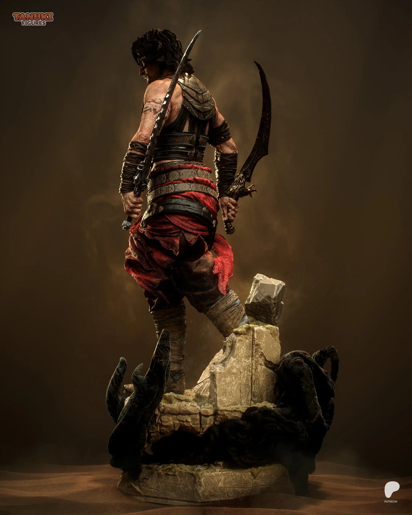 Sands of Time Fanart Figure | Classic Video Game Resin Collectible | Handmade