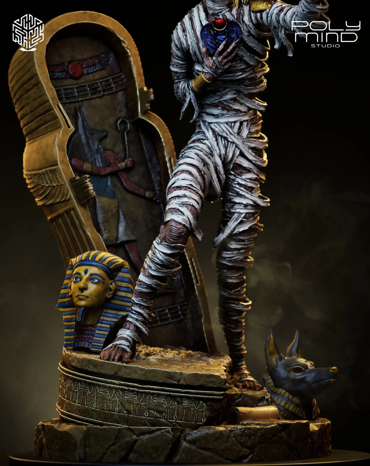 Mummy - Collectible Fantasy Statue – Fanart