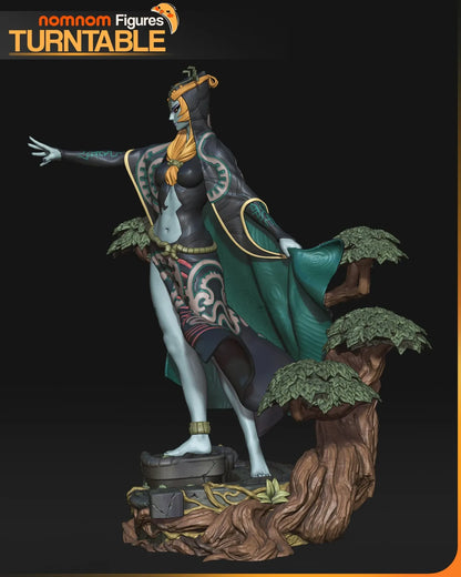Twilight Princess Fanart Figure |Resin Collectible | Handcrafted Decor