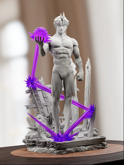 Energetic Spirit User – Fanart | Resin Figure | Handcrafted Collectible