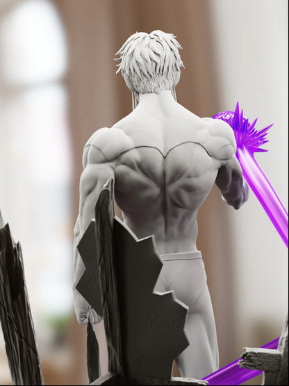 Energetic Spirit User – Fanart | Resin Figure | Handcrafted Collectible