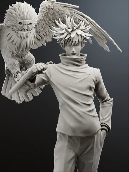 Cursed Shikigami Master – Fanart | Anime Resin Statue | Handmade Collectible