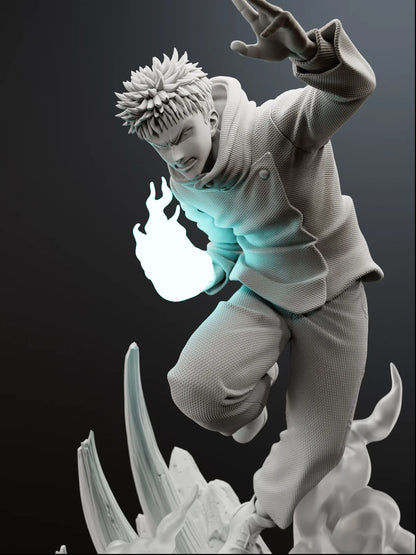 Cursed Vessel Fighter – Fanart | Anime Resin Figure | Handcrafted Collectible