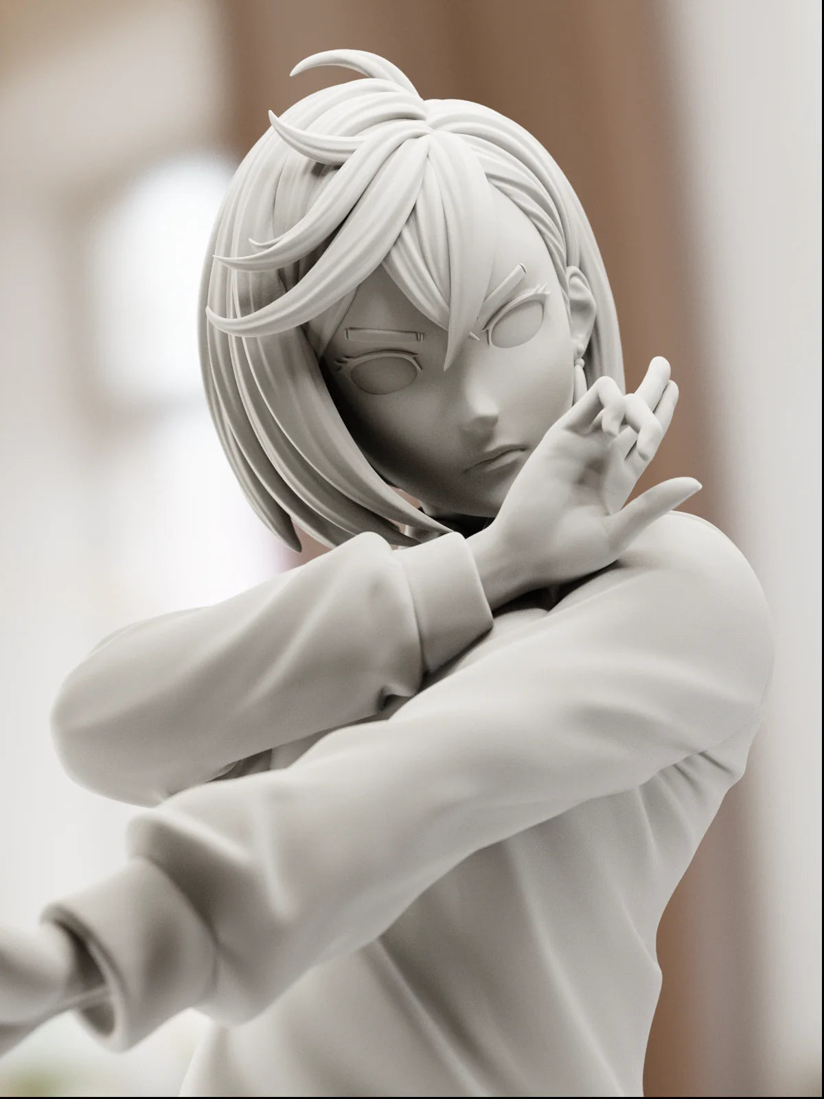 Energetic Fighter – Fanart | Anime Resin Figure | Handcrafted Collectible