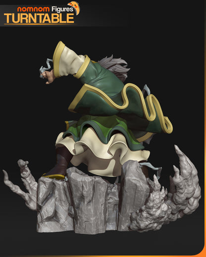 Wise Fire Nation Elder – Fanart Anime Resin Figure