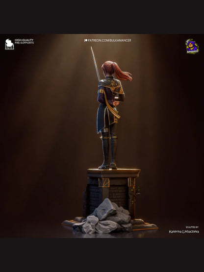 Mystic Warrior – Fanart | RPG Resin Figure | Handcrafted Collectible