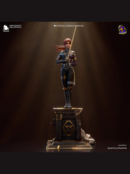 Mystic Warrior – Fanart | RPG Resin Figure | Handcrafted Collectible